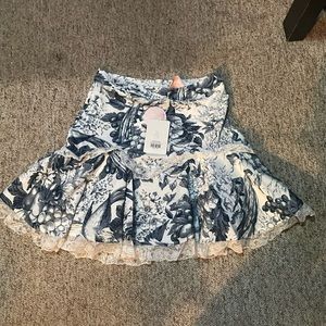 NWT Selkie Boleyn Skirt in Louis Toile Print